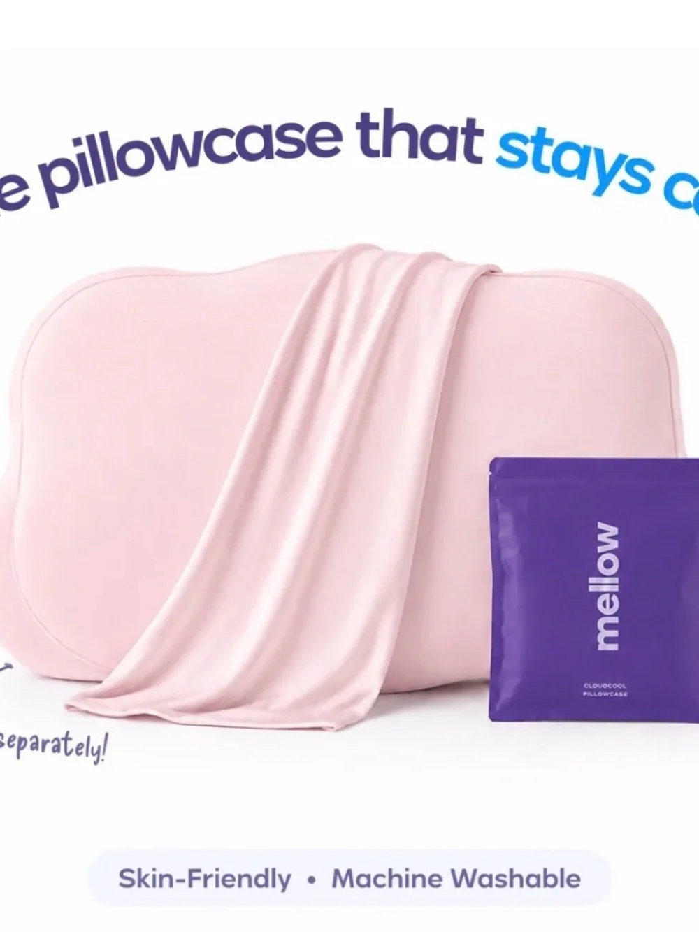 Mellow Light Pink Cloudcool Pillowcast